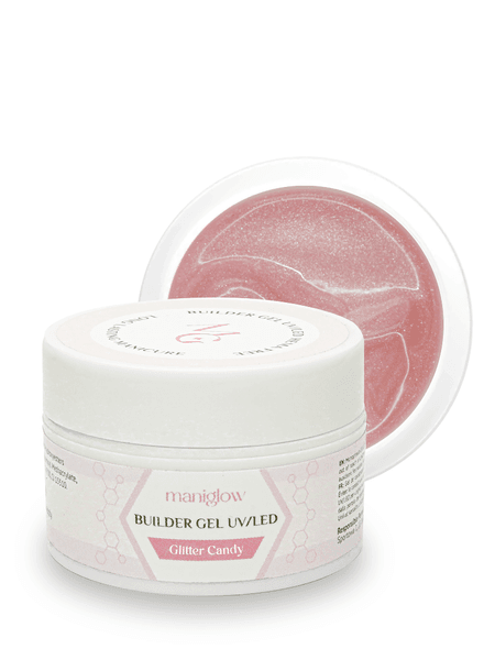 Brokatowy żel budujący Glitter Candy 15 ml